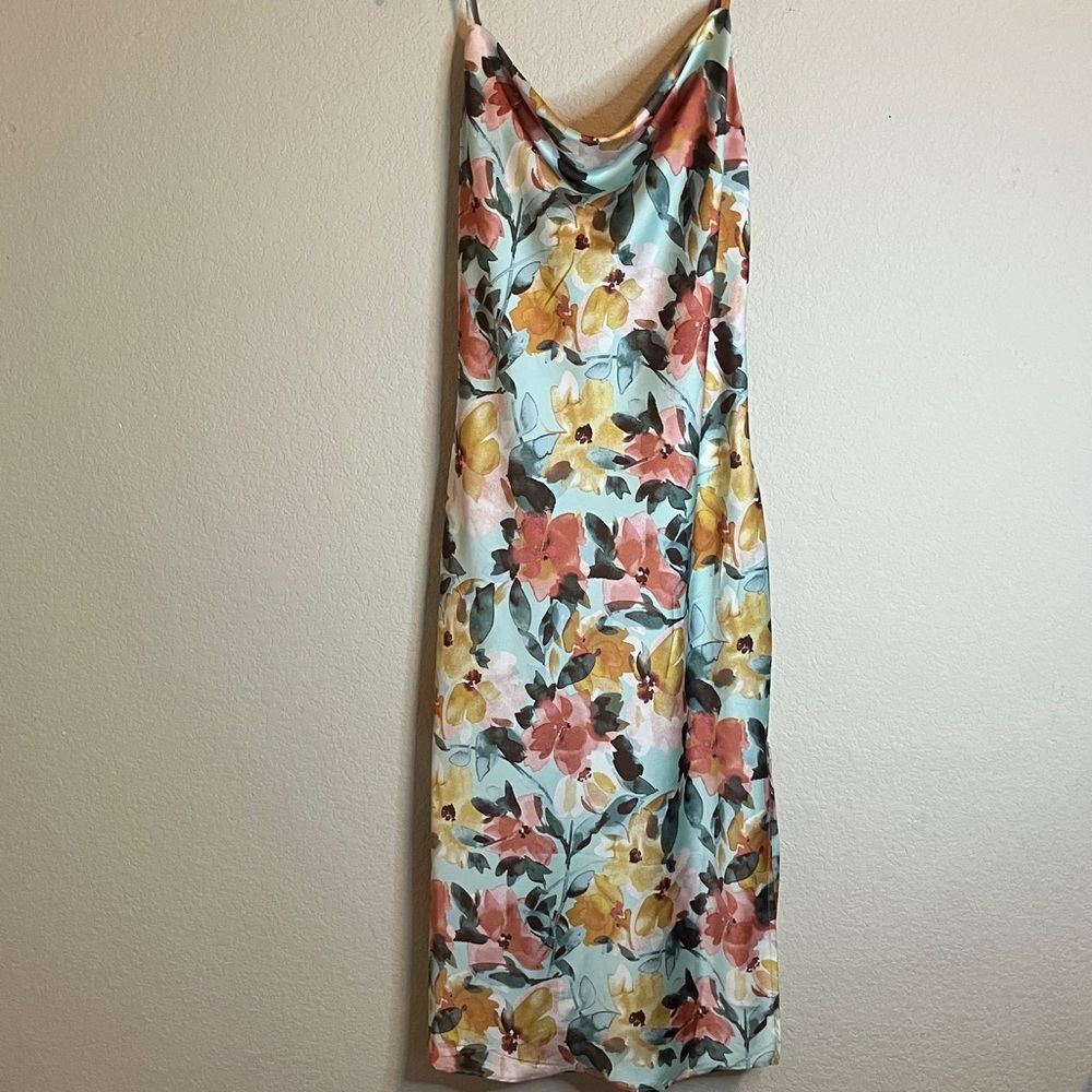 Inspired Hearts Multicolor Floral  Dress